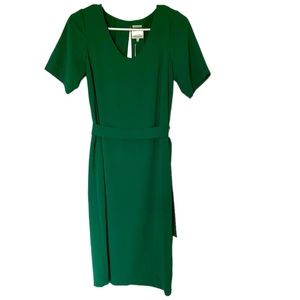 BRAND NEW Emerald Green midi dress